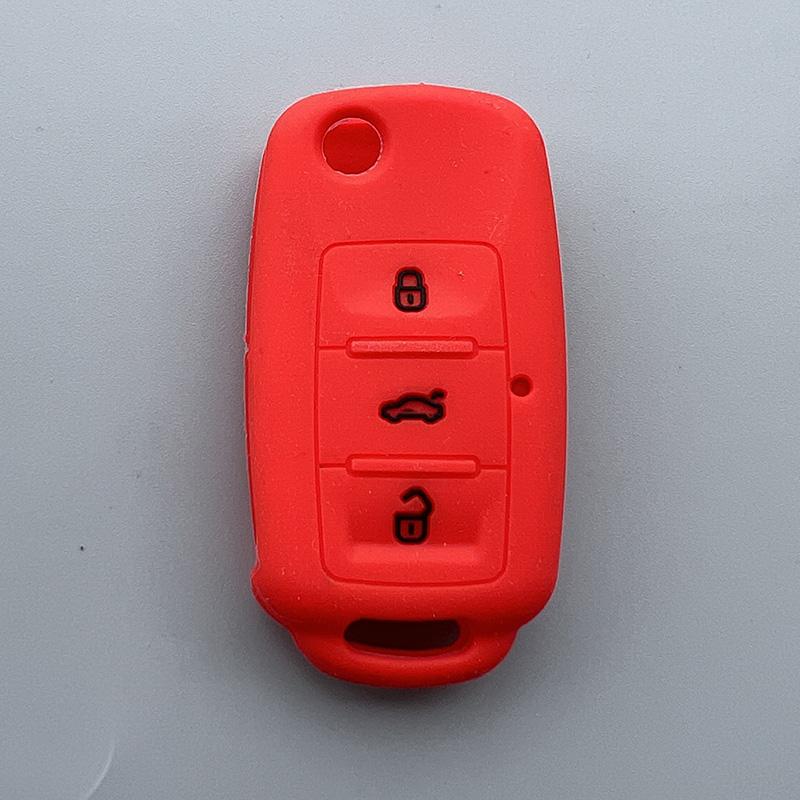 Силиконовый чехол для автомобильного ключа для VW Volkswagen polo passat b5 Tiguan Golf T4 для Seat Leon Altea Ateca Для Skoda Octavia Superb