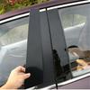 Car Exterior Front Rear Left Right B Pillar Door Window Post Cover Trim Set Fit for Honda Acura TL 2008 2007 2006 2005 2004