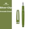 JINHAO 82 Перьевая ручка Золотая отделка Акриловый корпус Серебряный зажим для письма Каллиграфии Подписи Школьные Офисные принадлежности Канцелярские товары