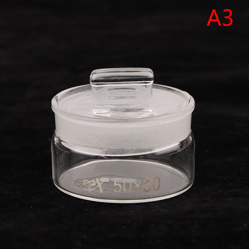 1 шт. стеклянная бутылка для спирта, прозрачная банка, круглая чаша для взвешивания, матовый рот для ремонта часов, инструмент для часовщиков