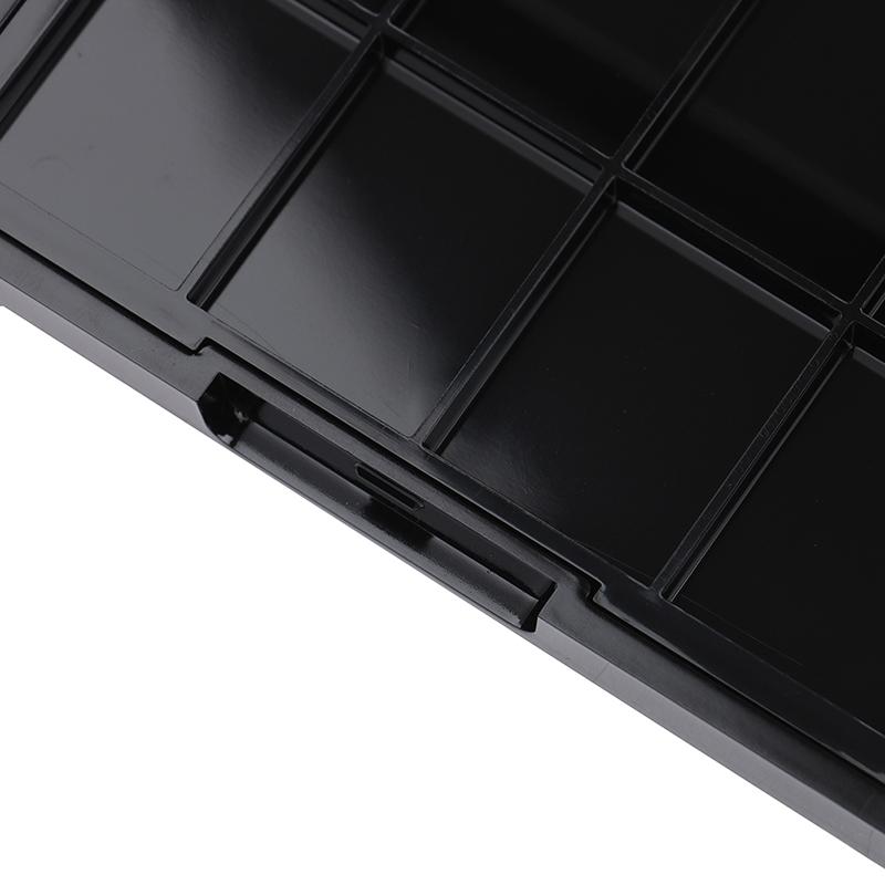 12 Grids Square Empty Eyeshadow Pow Der Lipstick Blush Container Palette Box