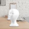 Female Head Model Foam Mannequin Head Hats Glasses Wigs Display Stand for Home Salon Store