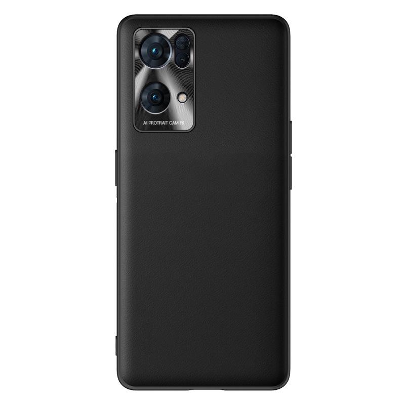 Защитный чехол из жидкой кожи для Oppo Reno7 Pro с защитой от падений и грязи. Поставляется как единое целое.