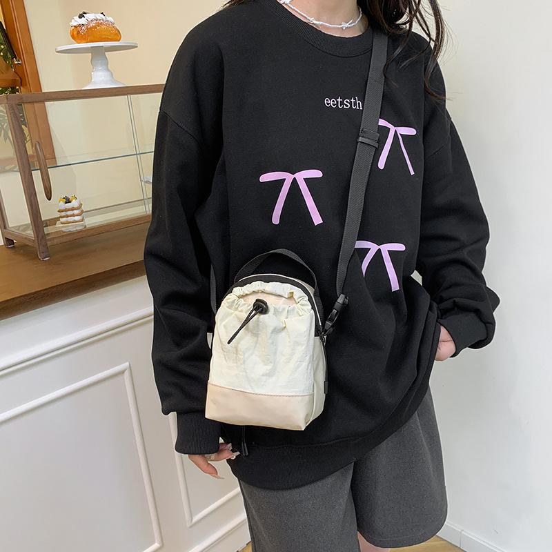 Single-shoulder Small Bag, Crossbody Bag, Lightweight Multi-functional Mobile Phone Bag, Cycling Travel Bag, Drawstring Small Bag