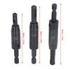 3 PCS Hex Shank Hinge Drill Bit Center Hinge Drill Bit  Cabinet and Door Hinge Installation