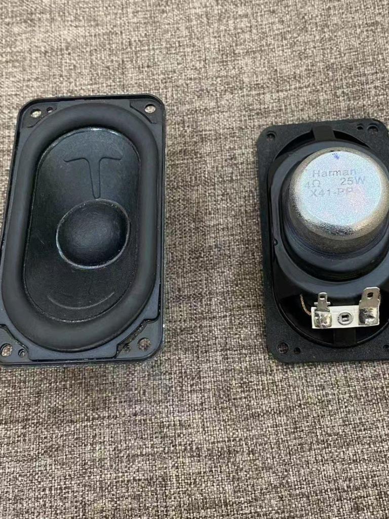 Прямоугольный средне-низкочастотный динамик 90x49,5 мм с неодимовым магнитом