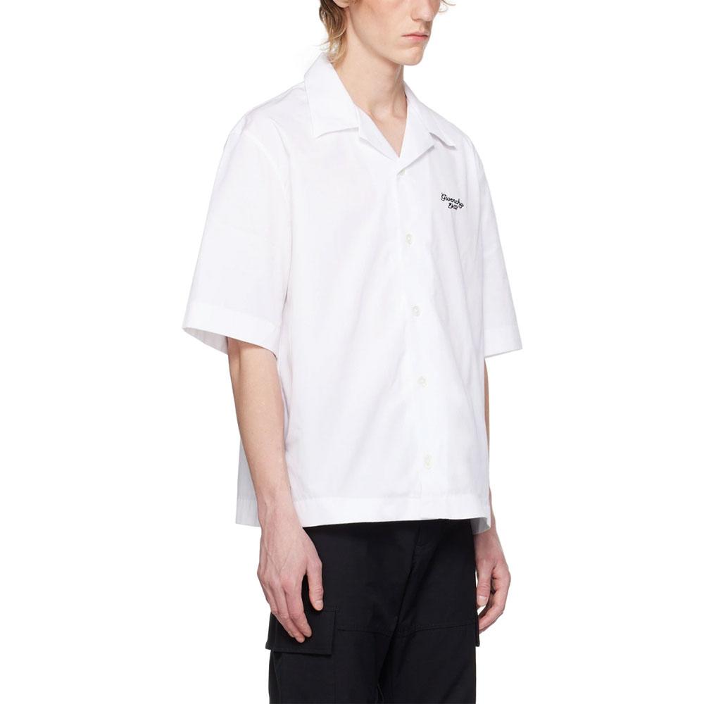 Givenchy Logo Embroidered Short Sleeve Shirt BM60T51YFV-100