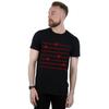 Marvel Mens Avengers Endgame Logo Stripes T-Shirt
