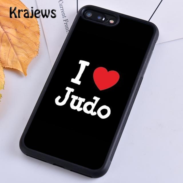 Krajews I LOVE Janpan Judo Original Phone Case Cover For IPhone 18 17 Air 16 15 14 plus 11 12 13 pro max coque Fundas