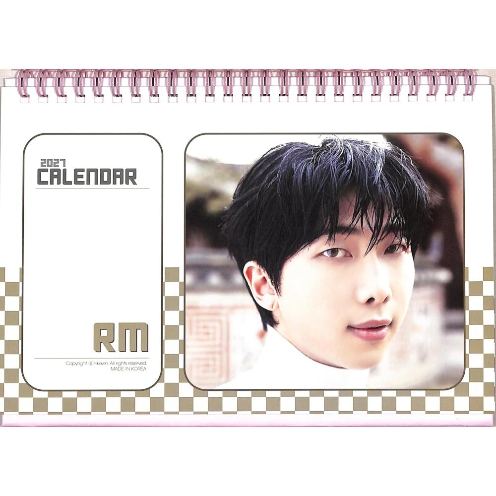 Rm Unbranded Bangtan Bts Goods Desk Calendar 2026 2027 + 1 Sheet