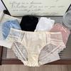 Женское нижнее белье атласные сексуальные трусы из чистого хлопка с промежностью дышащие удобные бесшовные тонкие трусики Pure Desire с треугольными чашечками
