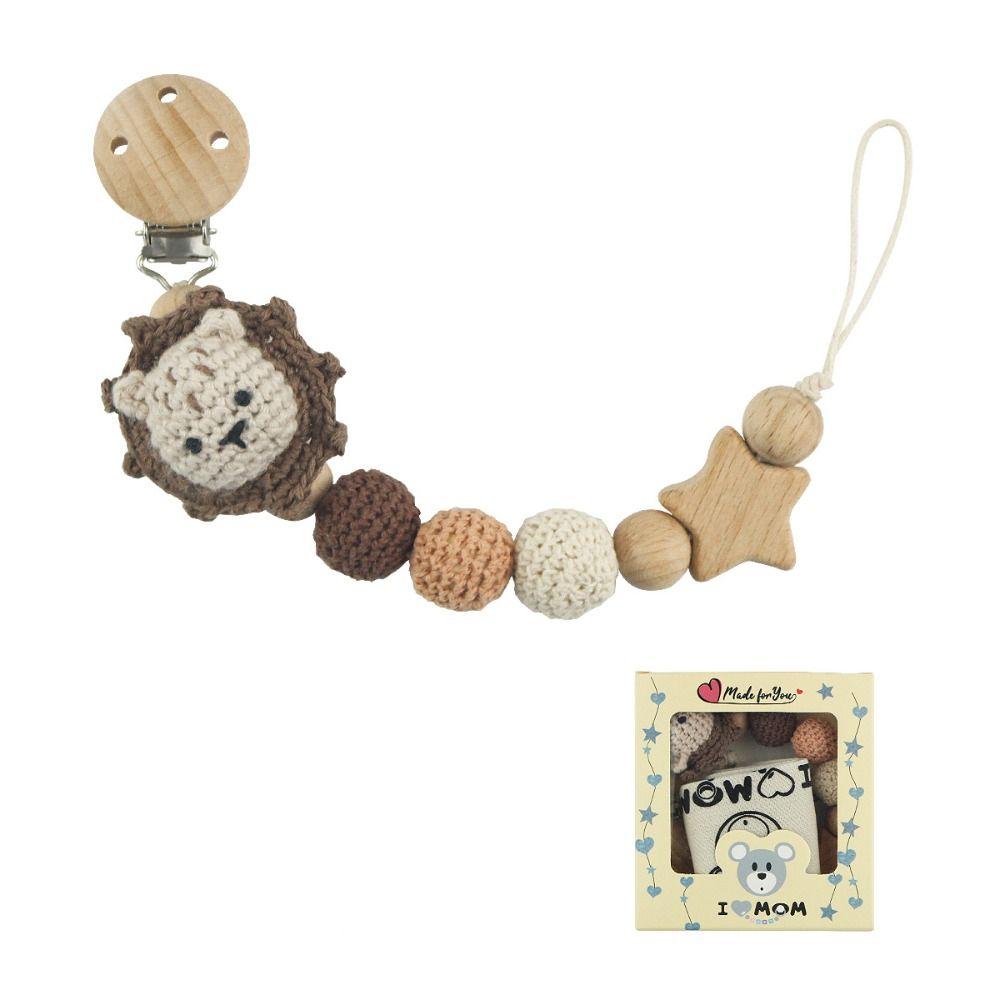 Детская цепочка для соски, вязаные крючком животные, зажимы для соски, держатель для соски, зажимы для детских прорезывателей, игрушки, ремни