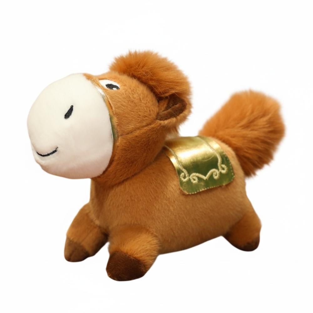 Good Luck 2026 Horse Plush Doll Mascot Dolls Zodiac Pony Figurine Festive Decor