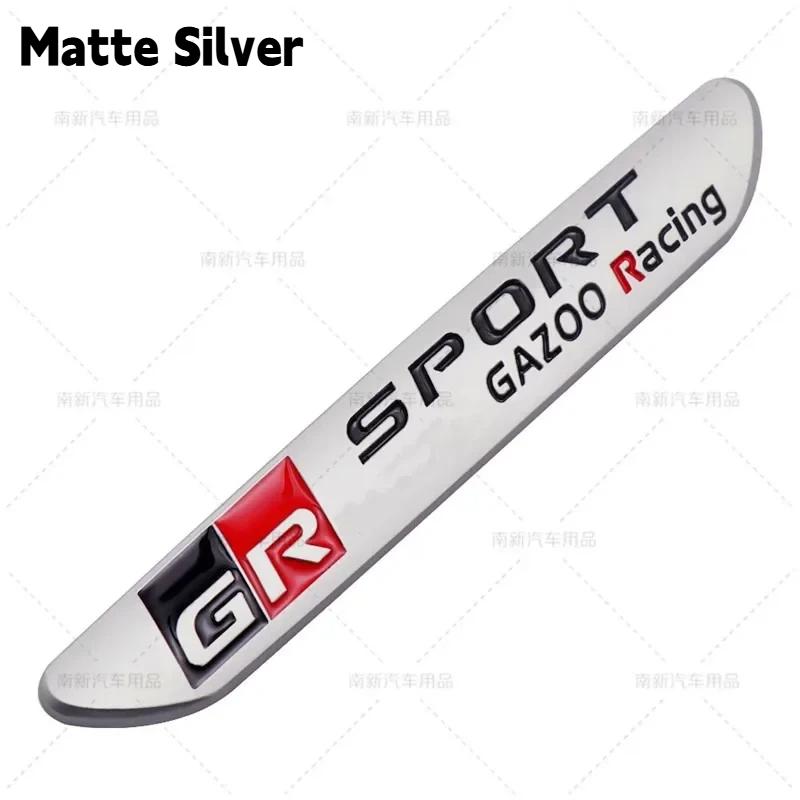 1Pcs 3D Metal G-R Sport Car Side Fender Emblem Rear Boot Trunk Badge Sticker