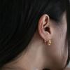 Серьги-узелки из серебра 925 пробы (2color)