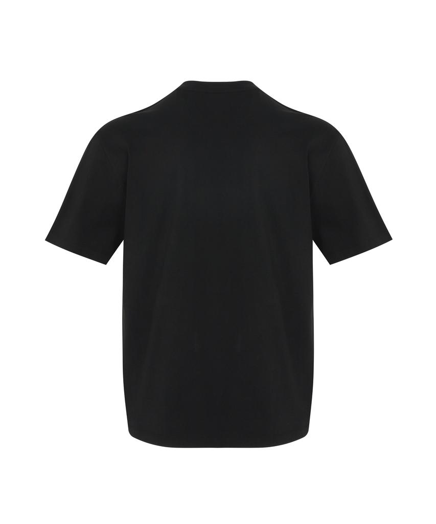 SOLEW Essential Loose Fit Crew Neck T-Shirt_Black