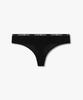 EMPORIO ARMANI UNDERWEAR Женские стринги с металлической лого-лентой_Черный 0826110508