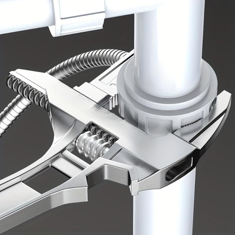 1 шт. Универсальный ремонтный ручной инструмент для ванной комнаты с большим отверстием, гаечный ключ для хомута, разводной ключ, инструменты для ремонта дома, гаечный ключ