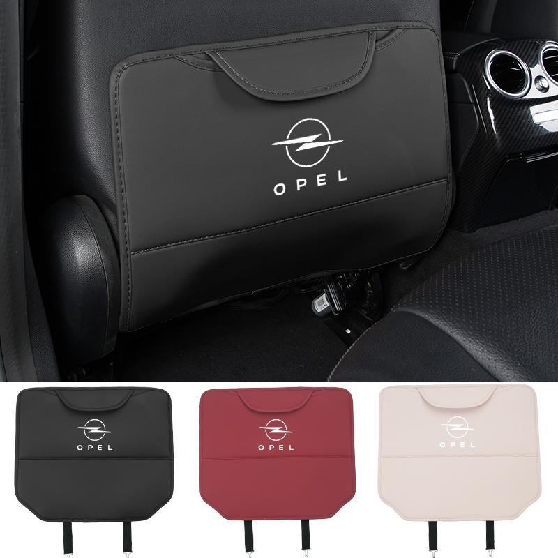 AAAYQ1 Car Seat Anti-Kick Pad Seatback Storage Protector Cover Accessories For Opel Astra Insignia Corsa Zafira Meriva Mokka Vivaro