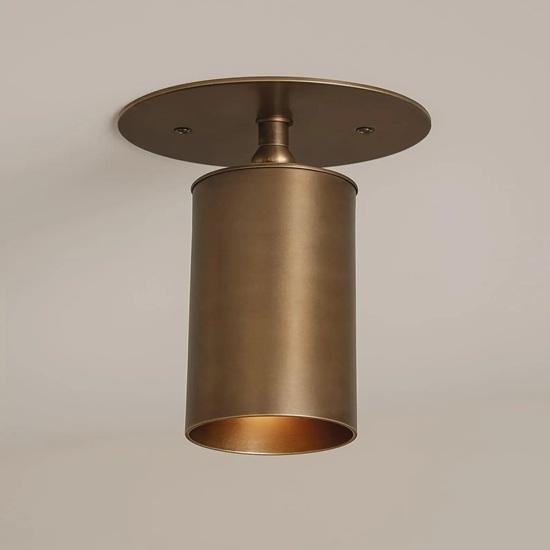 17,78 см Подвесной светильник в стиле середины века модерн из необработанной латуни, Люстра ручной работы для прихожих, холлов, спален, офиса, подарок для домашнего декора