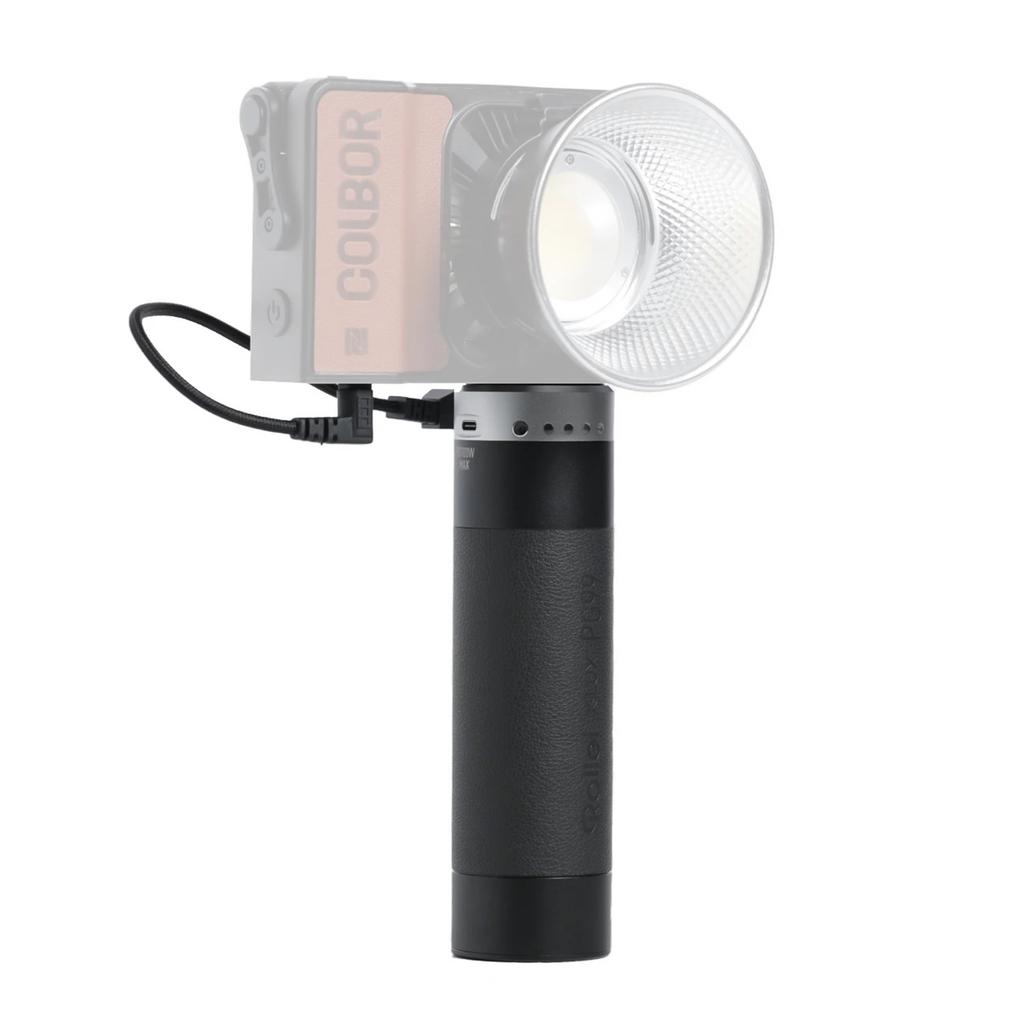 COLBOR PG77 77WH Battery Grip with 1 4 Inch Screw D Tap Type C Interface Built in Large Capacity Battery Power Supply