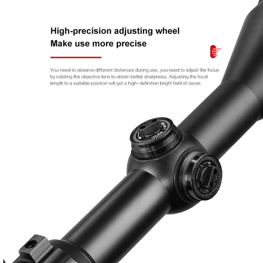 4-16X50 Tactical Optics Cross Sight Green Red Illuminated Riflescope Hunting Rifle Scope Sniper Airsoft Air Guns Rangefinde