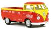 Coca-Cola Collectibles 1/43 Scale VW Pickup 1962 Orange/Yellow Finished Product