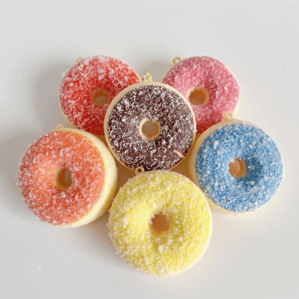 Мягкая искусственная игрушка-пончик для сжимания, медленно восстанавливающая форму, поддельная еда, пончик, игрушка с медленным восстановлением, ПУ пончик, мягкий пончик, сквиши-игрушка