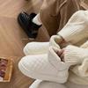 Popular Snow Boots Women's 2025 New Autumn and Winter Fur Integrated Short Tube Thick Sole Heightening Warm Waterproof Cotton Shoes