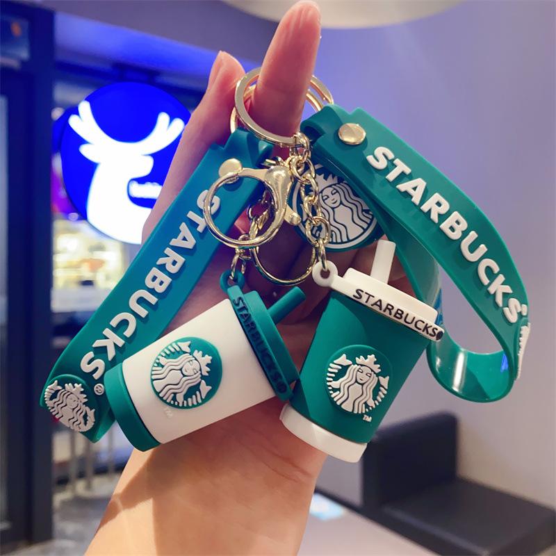 Креативный брелок для чашки молочного чая, милый брелок с куклой-медвежонком, подвеска для сумки, подарок из кукольного автомата