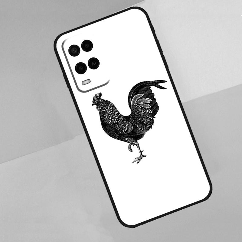 Чехол для телефона Oppo A74 A94 A54 A80 A78 A98 A40 A60 A18 A38 A58 A15 A17 A77 A57S A16 A76 A96 с изображением пухлой курицы
