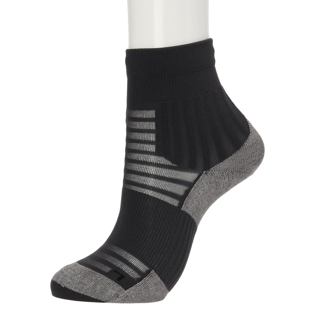 Goldwin C3fit Ventilated Light Quarter Reduces Keeps You Short Arch Support Socks, Unisex, Breathable, Stuffiness, Dry, Length,