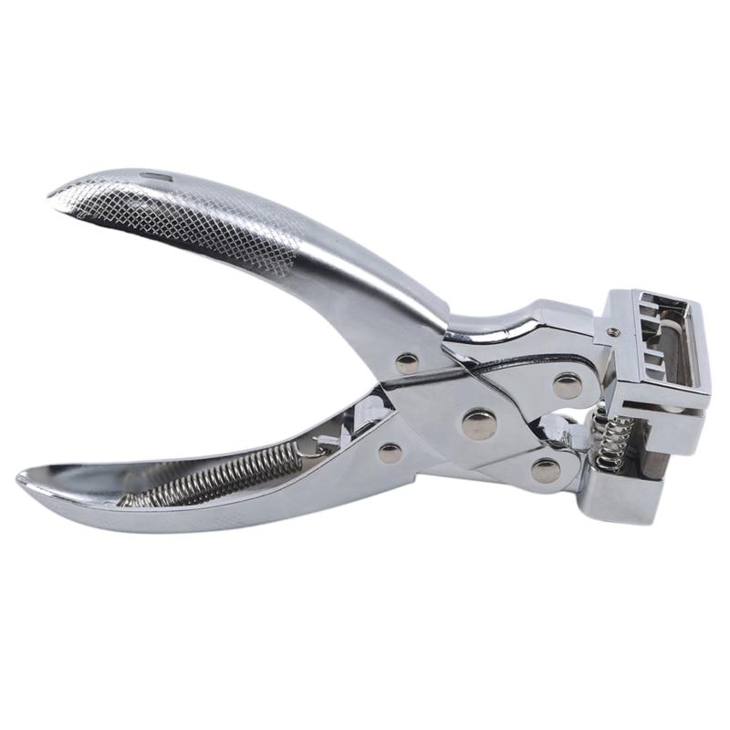 T Slot Shape Puncher Paper Cut Tool ID Punch Cutter Plastic Card Paperboard Badge Tag Identity Plier
