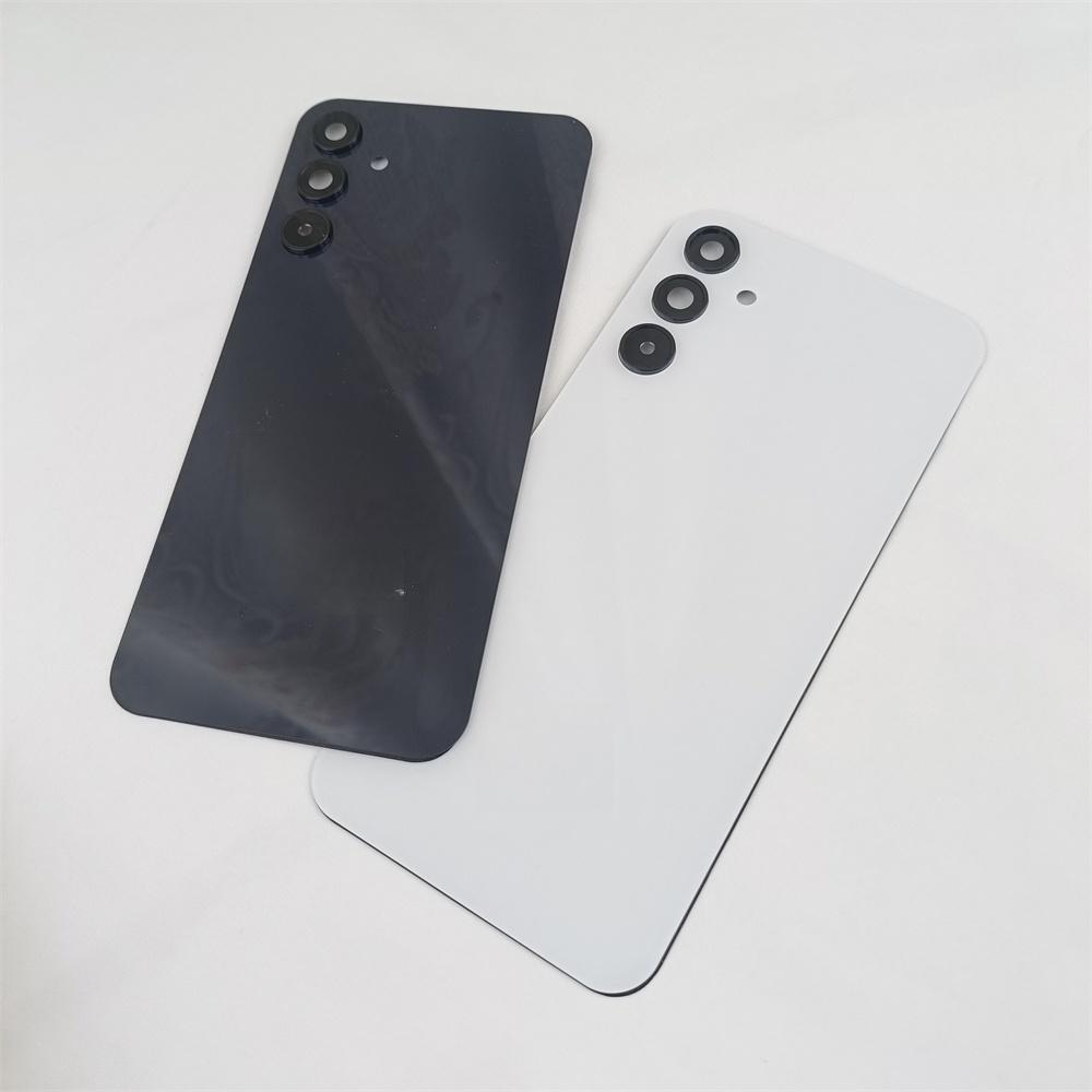 A++++ Задняя стеклянная крышка для Samsung Galaxy A15 4G SM-A155F/DSN Задняя крышка Замена аккумулятора Задний корпус со стеклом камеры