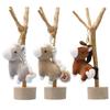 Cute Pullable Plush Horse Pendant Mascot Dolls Plush Horse Doll Pendant  Car Decoration