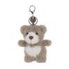 Apricot Lamb Cuddly Bear, Cute Soft Keychain Plush Toy, Perfect for Boys and Girls, Fits Kids' Backpacks and Purses, 11cm