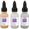 Argile liquide à cuire - Pour création de bijoux - Couleur métallique - 3 flacons 30ml