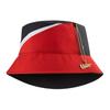 Nike Polyester Elastane Bucket Hats Women's Black Red Casual CI3616-011