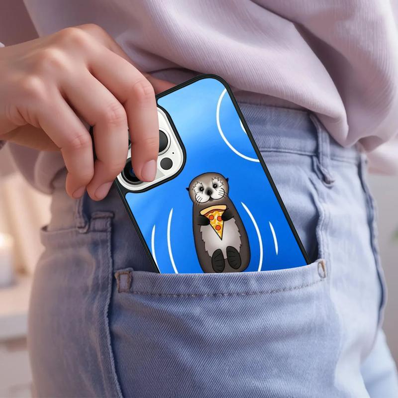 Cute cartoon otter Phone Case For iPhone 17 Air 15 16e 14 13 Pro Max Coque 12 11 Pro Max PLUS cover