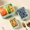 Силиконовый Ланч-бокс пищевого качества с крышкой 250/500/1000 мл Контейнер для хранения продуктов Термостойкий Герметичный Ланч-бокс для микроволновой печи