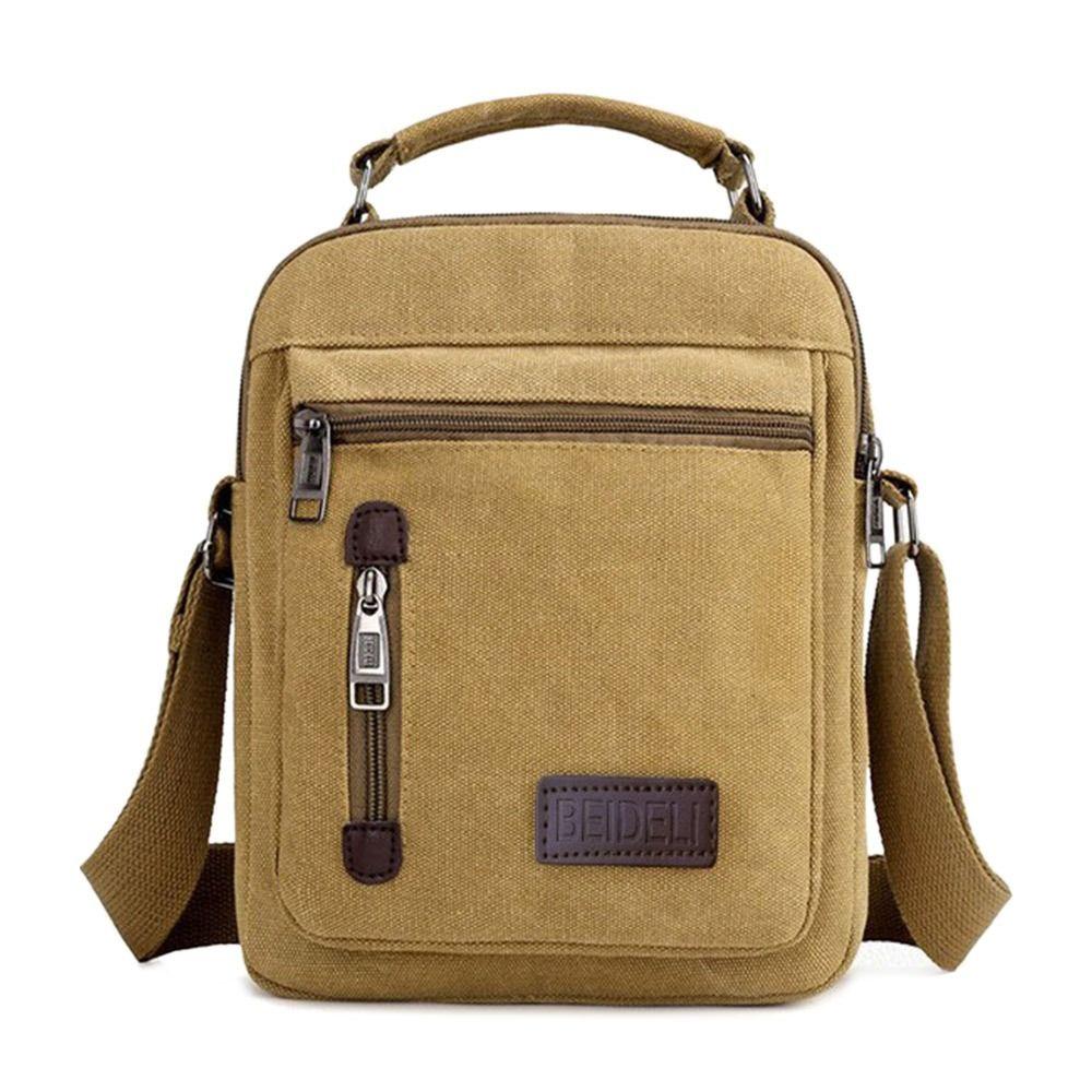 Мужские наплечные сумки с несколькими карманами, креативная сумка-тоут из парусины для инструментов, износостойкая, большой вместимости, кошельки, мужская сумка