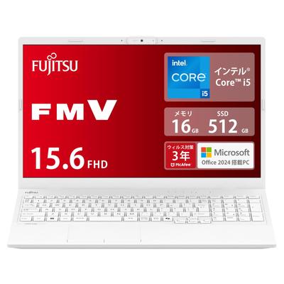 Ноутбук Fujitsu FMV Lite Office серии AH WA1/J2 (MS 2024/Win 11/тип 15.6/Core i5/16 ГБ/SSD 512 ГБ) FMVWJ2A15W_AZ