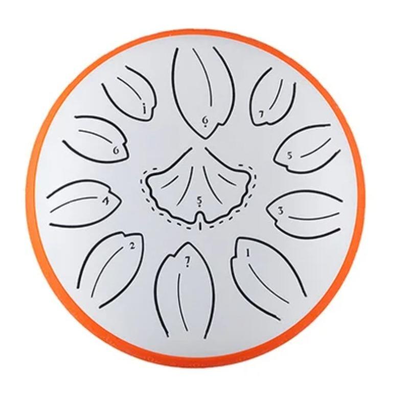 Steel Tongue Drum 6 Inch 11 Notes C Tone Ethereal Drum Music Drum Yoga Meditation Percussion Instrument