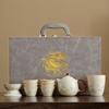 Chinese Dragon Ru Kiln Ceramic Kung Fu Tea Set