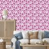 Cow Patches Wallpaper, Purple and White, Purple Background, 50x1000