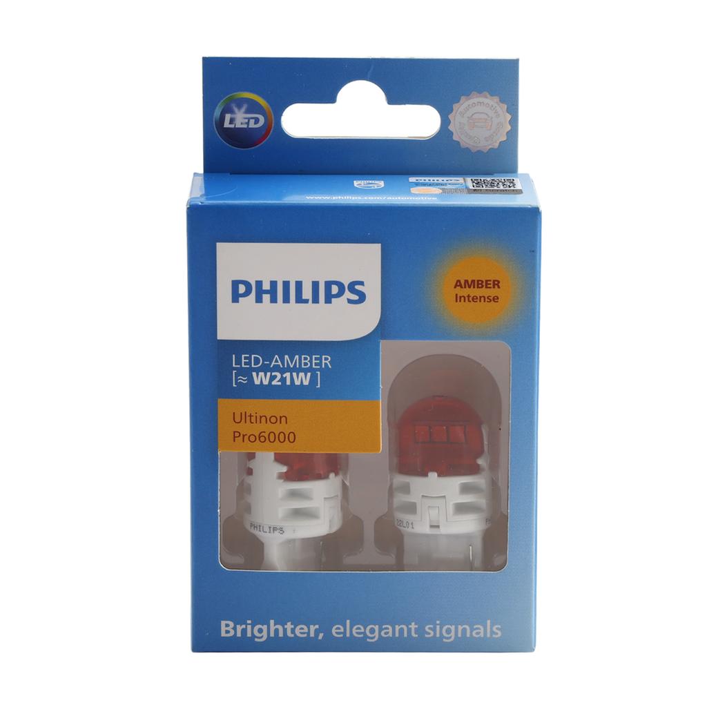 Car Light LED-AMBER Ultinon Pro6000 WY21W W21W 11065AU60 For Philip