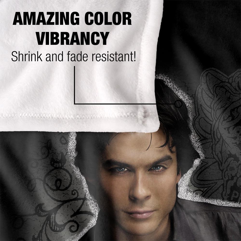 Vampire Diaries Portrait Damon Blanket