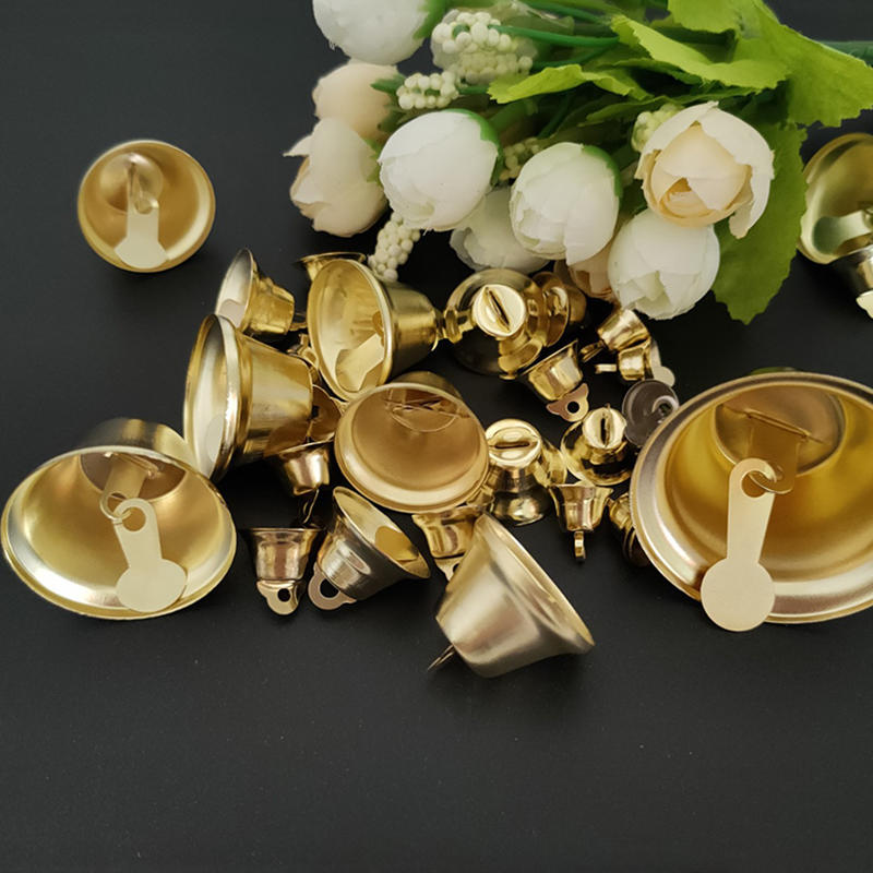 10pcs Mini Trumpet Jingle Bells Ornaments Small Size for DIY Handmade Crafts Pet Hanging Decor Suitable for Party Wedding Christmas Occasions