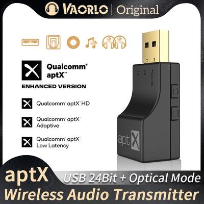 USB оптоволоконный APTX Bluetooth аудио передатчик aptX-Adaptive/HD/LL Hifi многоточечный беспроводной адаптер для PS4/3 Xbox TV PC