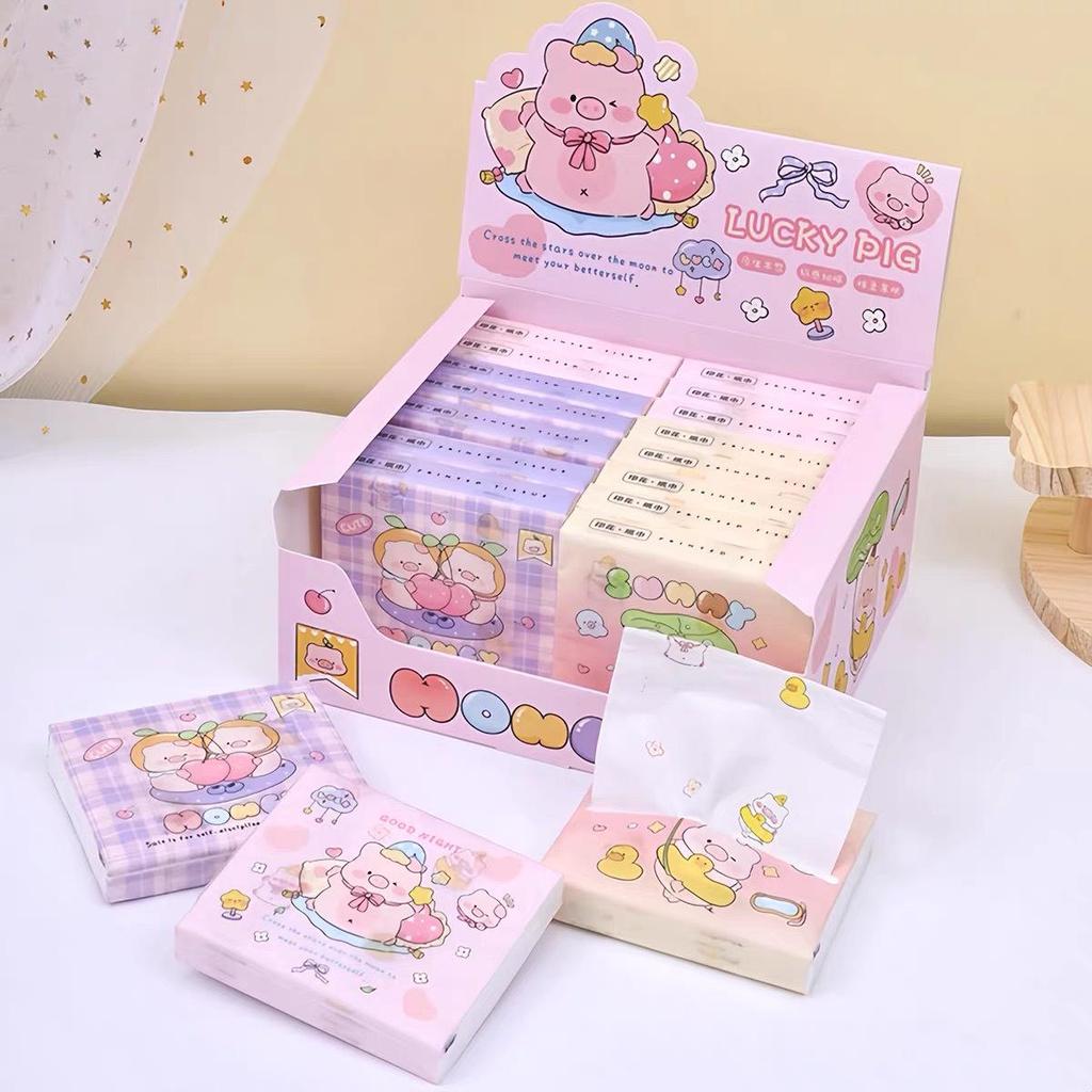 Sausage Dog Cartoon Portable Tissue Bag for Kids